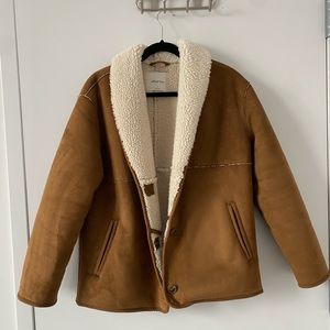 Wilfred Free Deanna Sherpa Jacket Aritzia Size Small